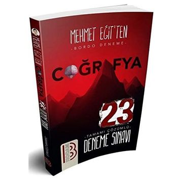 Benim Hocam Yayınları KPSS Coğrafya Tamamı Çözümlü 23 Deneme Sınavı