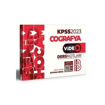 Benim Hocam Yayınları KPSS Coğrafya Video Ders Notları 2023