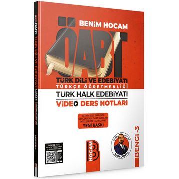 Benim Hocam Yayınları - ÖABT Türk Dili ve Edebiyatı Türkçe Öğretmenliği Türk Halk Edebiyatı Video Ders Notları Bengi 3