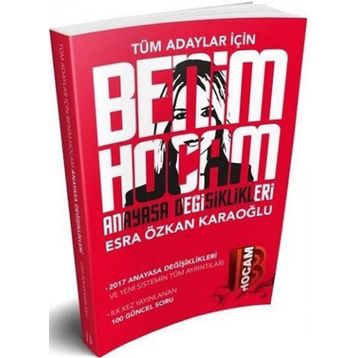 Benim Hocam Yayınları Tüm Adaylar İçin Anayasa Değişiklikleri
