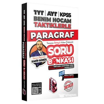 Benim Hocam Yayınları TYT-AYT-KPSS Taktiklerle Paragraf Soru Bankası