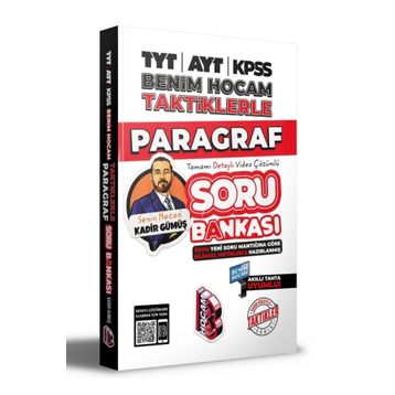 Benim Hocam Yayınları TYT-AYT-KPSS Taktiklerle Paragraf Soru Bankası