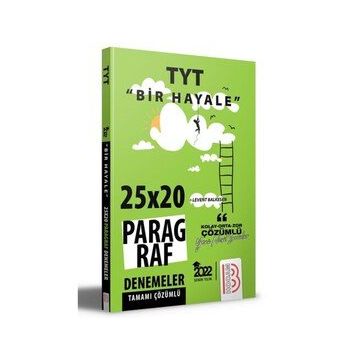 Benim Hocam Yayınları TYT Bir Hayale Serisi Paragraf Denemeleri