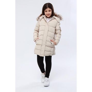 Benitto Kids 1249 Bej Kız Çocuk Kaban