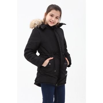 Benitto Kids 51256 Siyah Kız Çocuk Kaban