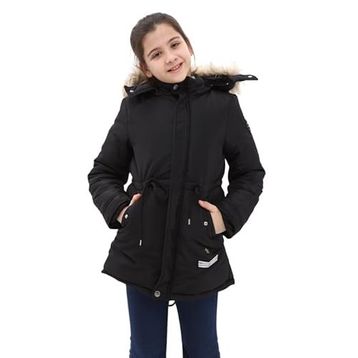 Benitto Kids 51256 Siyah Kız Çocuk Kaban
