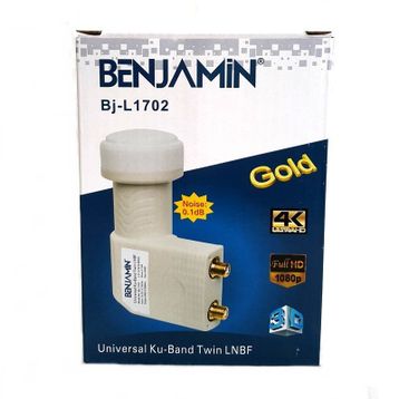 Benjamin Twin LNB 0,1dB - Full HD 4K Uyumlu