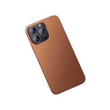 Benks Apple iPhone 13 Pro Max Magnetic Hakiki Deri Kılıf