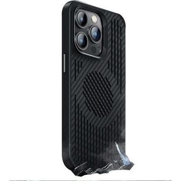 Benks Apple iPhone 14 Pro Max Karbon Magnetik Soğutucu Özellikli Telefon Kılıfı