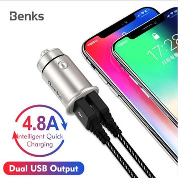 Benks C27 4.8 A Dual Usb Car Charger
