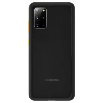Benks Samsung Galaxy S20 Plus Arkası Mat Magic Smooth Drop Resistance Kapak Siyah Kılıf