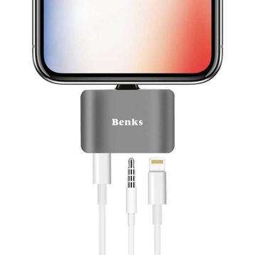 Benks U32 Lightning 3 in 1 Audio Adapter