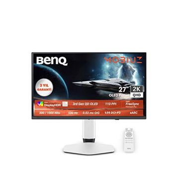 BenQ Mobiuz EX271QZ 27 inç 500Hz 0.03ms 2K OLED Oyuncu Monitörü