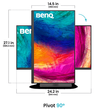 BenQ PD2706QN 27 inç 100Hz 5ms IPS 2K QHD Grafik Tasarım Monitörü