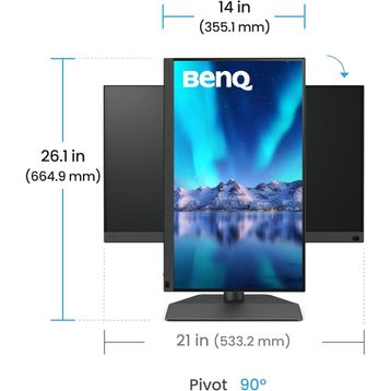 BenQ SW242Q 24.1 inç 2K IPS Fotoğrafçı Monitörü