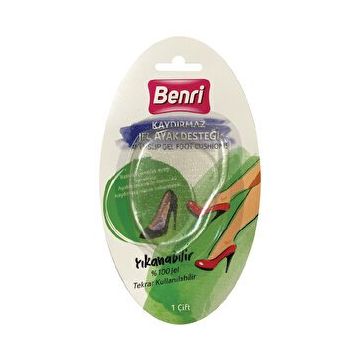Benri 1 Çift Kaydırmaz Jel Ayak Yastığı