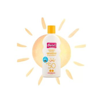 Benri 150 ml 50SPF Hassas Koruma Güneş Sütü