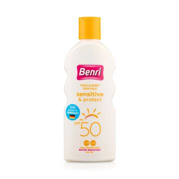 Benri 150 ml 50SPF Hassas Koruma Güneş Sütü
