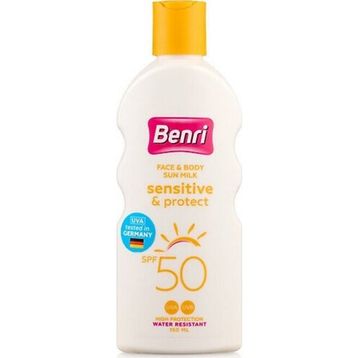 Benri 150 ml 50SPF Hassas Koruma Güneş Sütü