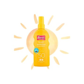 Benri 150 ml 50SPF Nem Koruma Güneş Spreyi