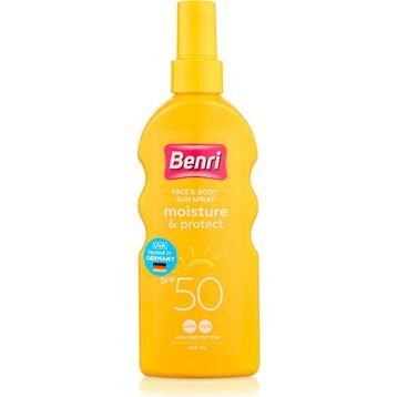 Benri 150 ml 50SPF Nem Koruma Güneş Spreyi