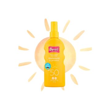 Benri 150 ml 50SPF Nem Koruma Güneş Spreyi