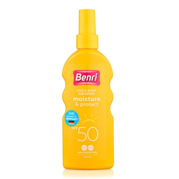 Benri 150 ml 50SPF Nem Koruma Güneş Spreyi