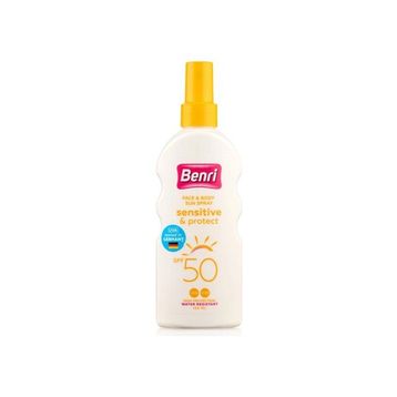 Benri 150 ml SPF50 Hassas Koruma Güneş Spreyi