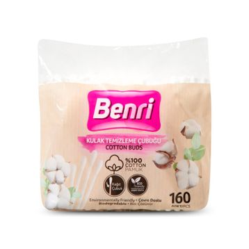 Benri 160'lı Poşetli Kulak Çubuğu