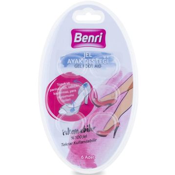 Benri 6 Adet Koruyucu Jel Ayak Pedi