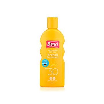 Benri Bronzluk Koruma 30SPF 150 ml Güneş Sütü