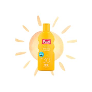 Benri Bronzluk Koruma 30SPF 150 ml Güneş Sütü