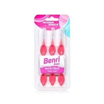 Benri Dent Pembe 0.40 mm Arayüz Fırçası