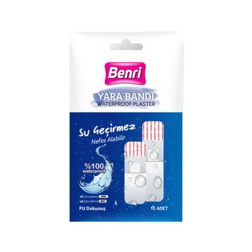 Benri Su Geçirmez 10'lu Yara Bandı
