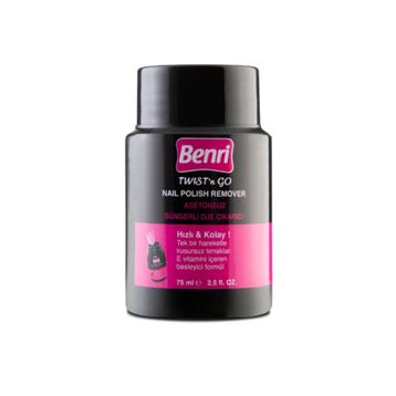 Benri Süngerli 75 ml Asetonsuz Oje Çıkarıcı
