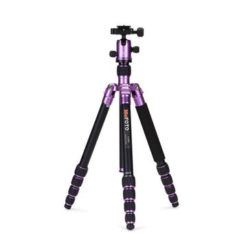 Benro Mefoto Purple A-1350q1 Roadtrip Aluminum Travel Tripod Kit