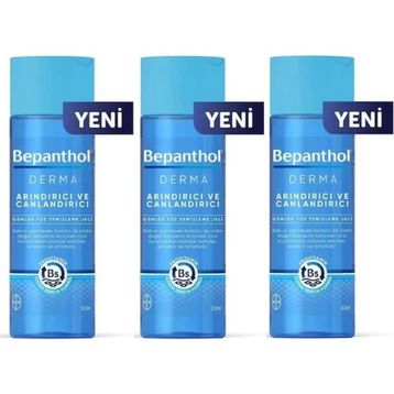 Bepanthol Derma 3x200 ml Arındırıcı Yüz Temizleme Jeli