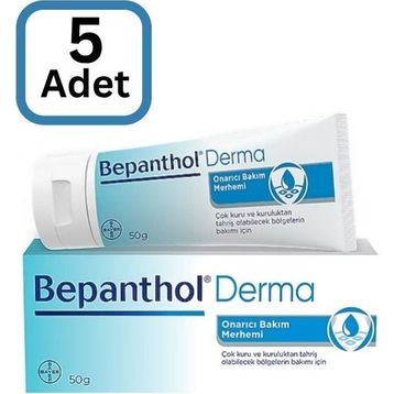 Bepanthol Derma 5x50 gr Onarıcı Bakım Merhemi
