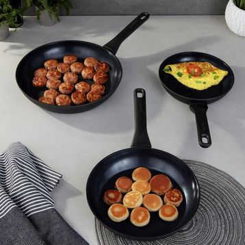 BergHoff Dina Helix 3 Parça Yapışmaz Tava Seti
