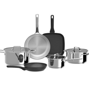 BergHoff Dina Helix 9 Parça Tencere Seti