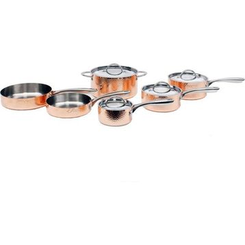 BergHoff Gem 10 Parça Dövme Bakır Tencere Seti