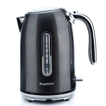 BergHoff Gem Metallic 1.7 lt Parlak Silver Su Isıtıcı