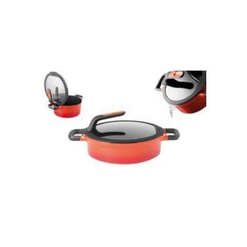 BergHoff Gem Stay-Cool Turuncu 24 cm Pilav Tenceresi