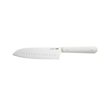 BergHoff Leo 18/10 17.5 cm Paslanmaz Çelik Beyaz Santoku Bıçağı