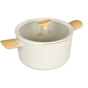 BergHoff Leo Balance 5 Parça Krem Tencere Seti