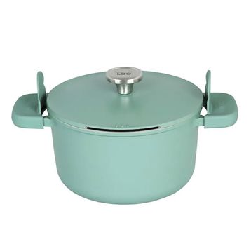 BergHoff Leo Phantom 24 CM Forest Green Yapışmaz Kapaklı Derin Tencere