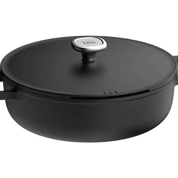 Berghoff Leo Phantom Siyah 28 cm Yapışmaz Kapaklı Sote Tavası