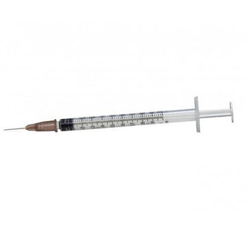 Berika 1 ml 3P 26G 13 mm 100 Adet Kahverengi İğneli Enjektör