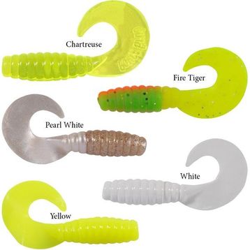 Berkley Beyaz 5 cm 20'li Powerbait Power Grubs Sahte Kurt