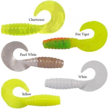 Berkley Beyaz 5 cm 20'li Powerbait Power Grubs Sahte Kurt